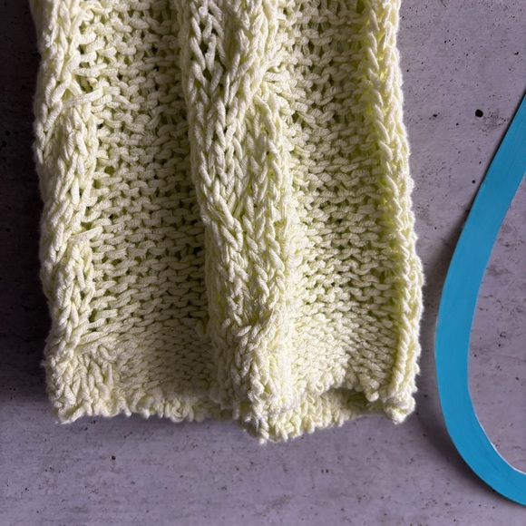 NWT Free People Robyn Cable Open Knit Cropped Cardigan - Picture 5 of 8